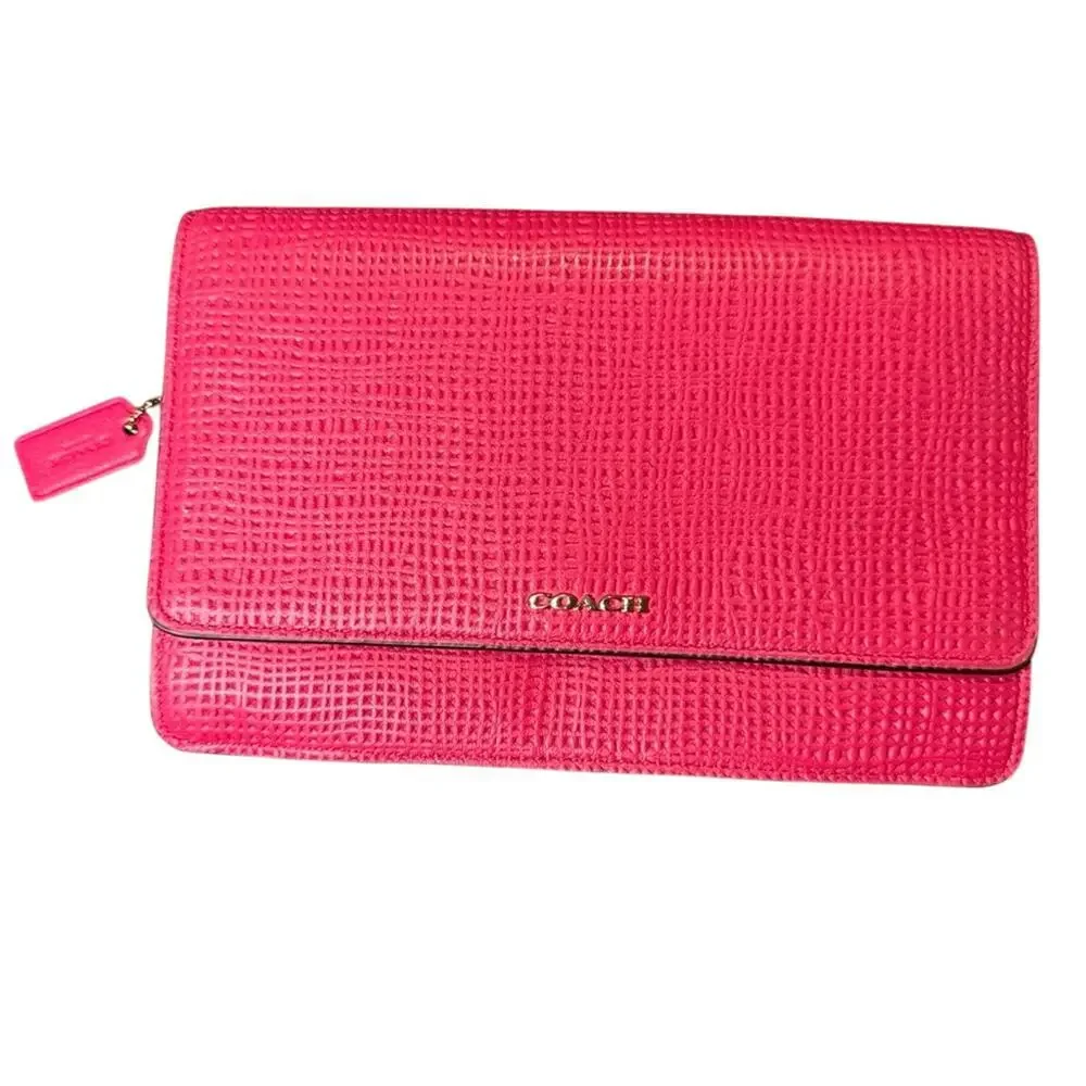 Coach F51556 Madison Embossed Leather‎ Crosstown Bag NO Shoulder Strap, clutch